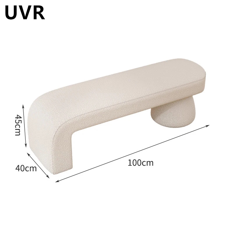 UVR Household Bedroom European Bed End Stool Doorway Simple Changing Shoe Stool Light Luxury Clothing Shop Bench Sitting Stool