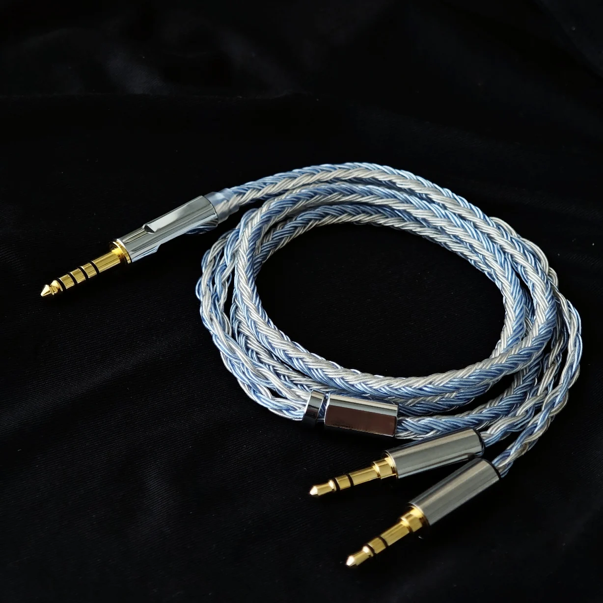Compatible with HIFIMAN HD400se, Edition XS, Arya, Ananda Headphone 24 core Upgrade Cable, 4.4mm Balanced 3.5mm with mic