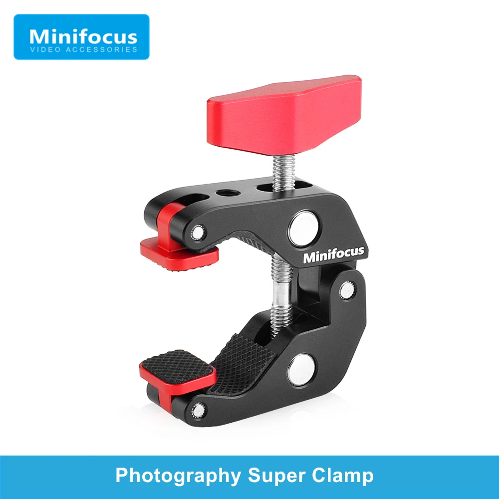 Super Clamp Magic Arm Camera Clamp Crab-Shaped Monitor Clamp with 1/4\