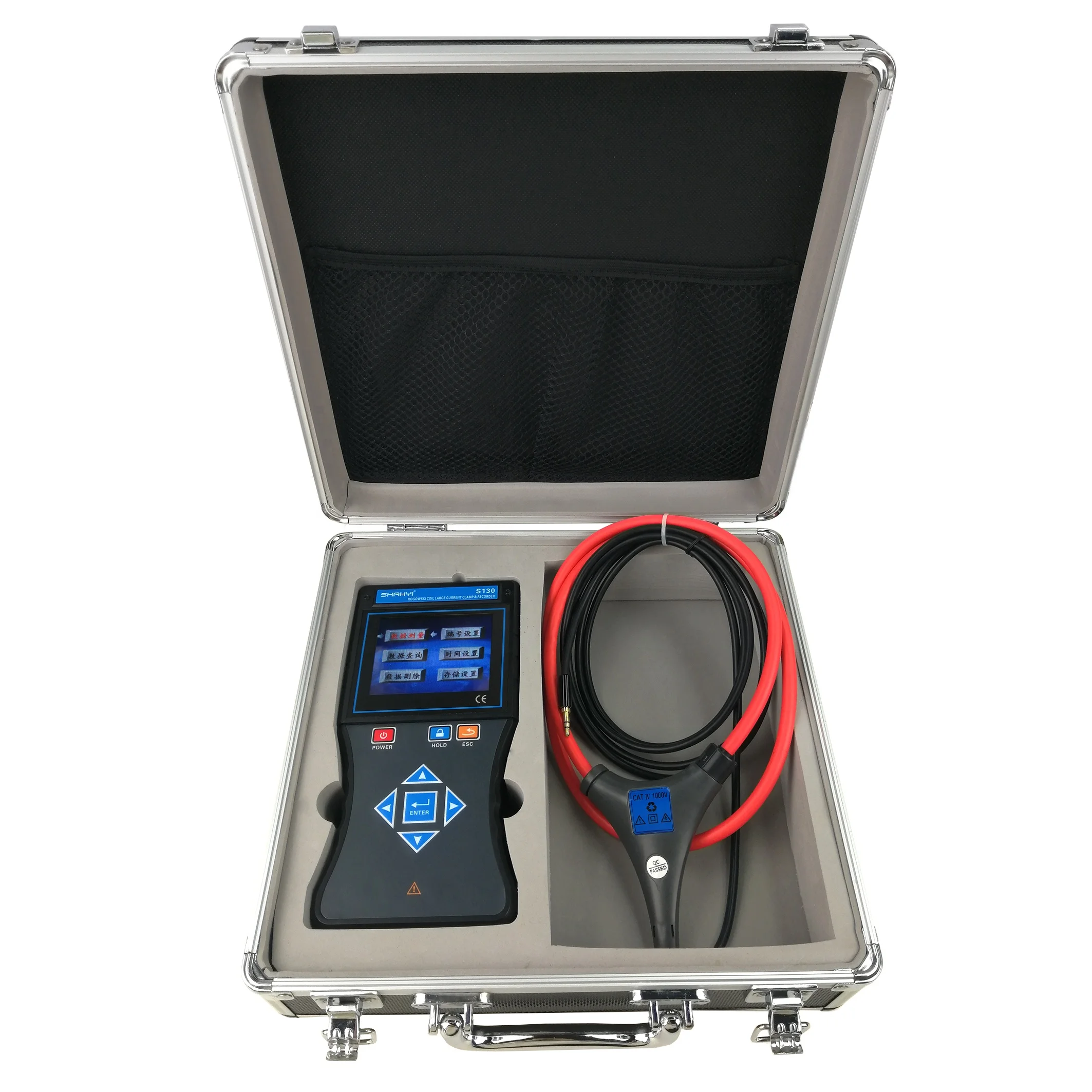 S130 Flexible Coil Large Current Recorder Leakage Current Meter Frequency Tester AC 0 To 20000A Range for Thick Wire Cable