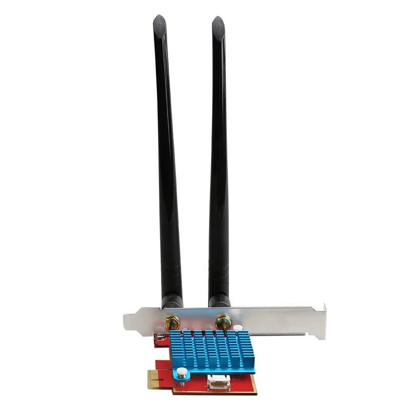 10 pçs mini pcie sem fio pcie 1x para m.2 ngff e-key placa de expansão suporte bluetooth adaptador wi-fi para módulo de placa de rede