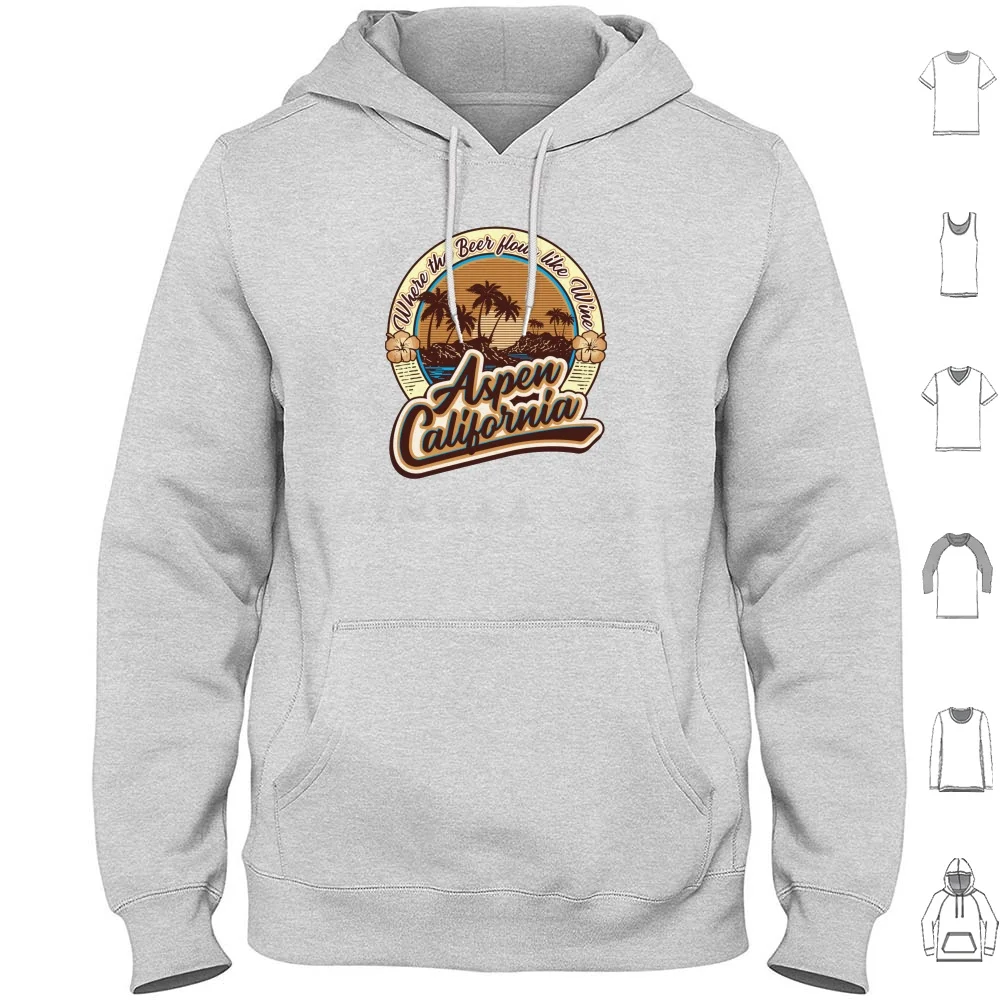 A Little Place Called Aspen California Hoodie cotton Long Sleeve Dumb Dumber Funny Movie Classic Saying Famous Quote Where