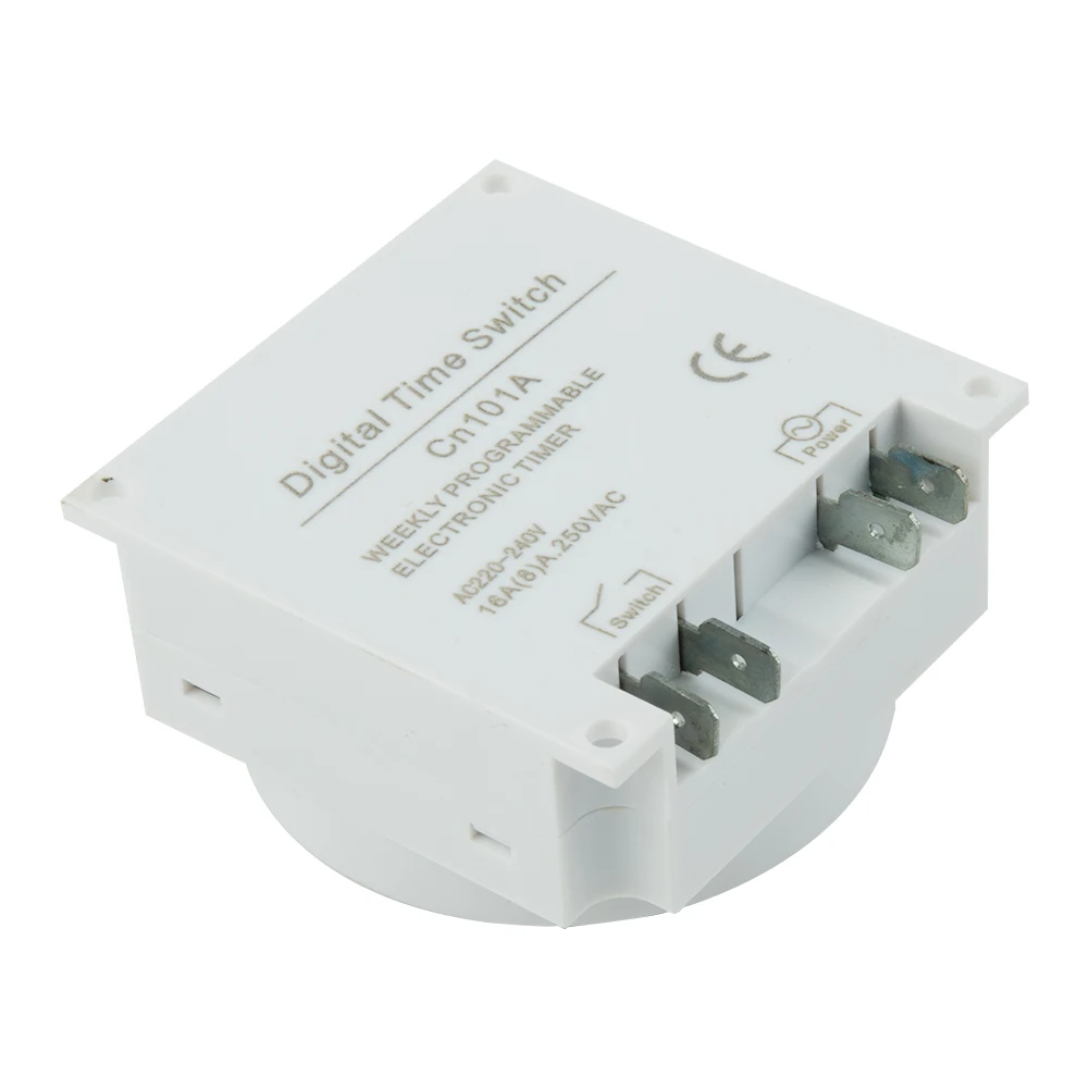 Digital Timers 12V 16A LCD Display Programmable Timer Switch Waterproof Broad Household and Agricultural Application