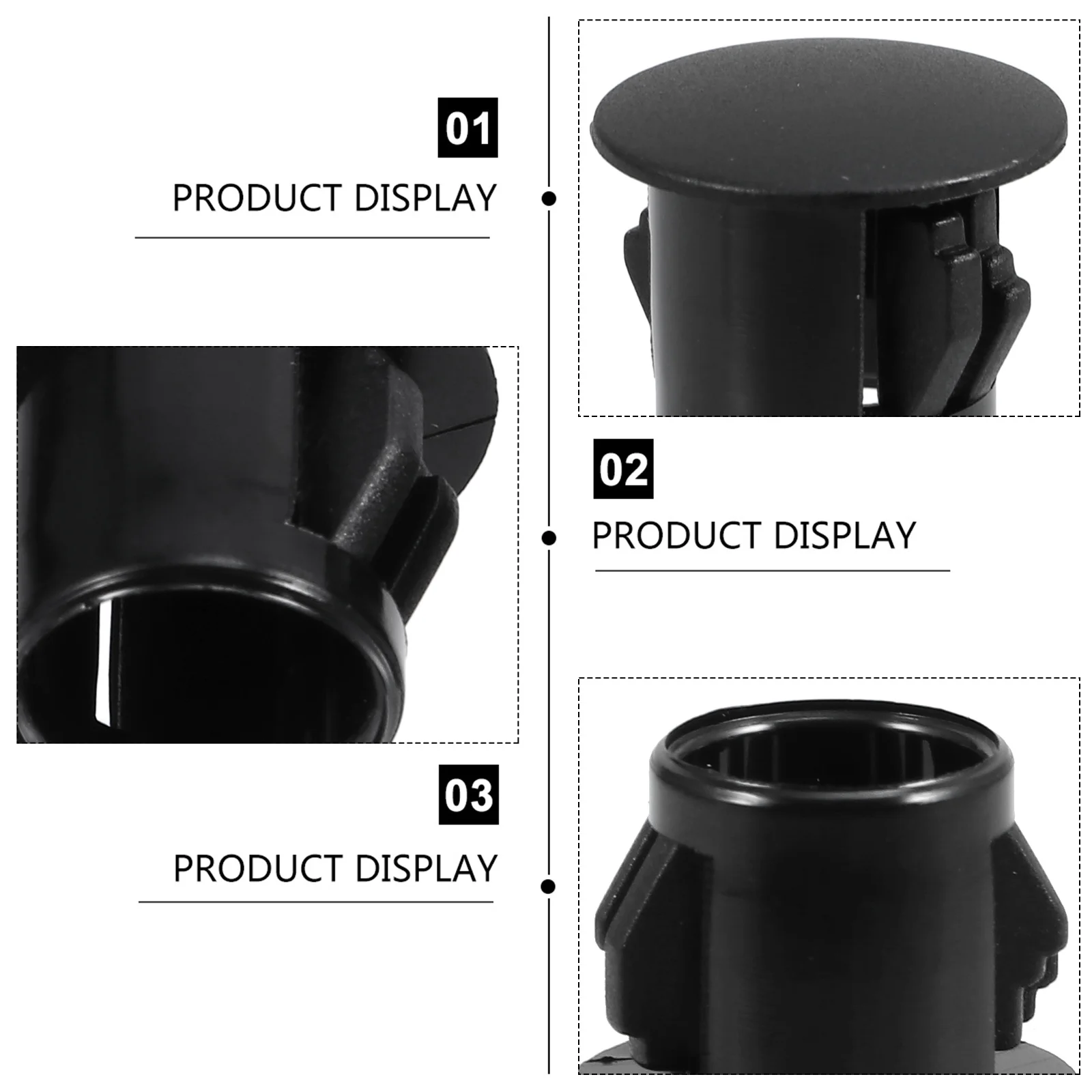 

100 pcs Round Nylon Cover Furniture Leg Plug Blanking End Caps Tube Bung Inserts Dustproof Wear Resistant For Table Chair Feet
