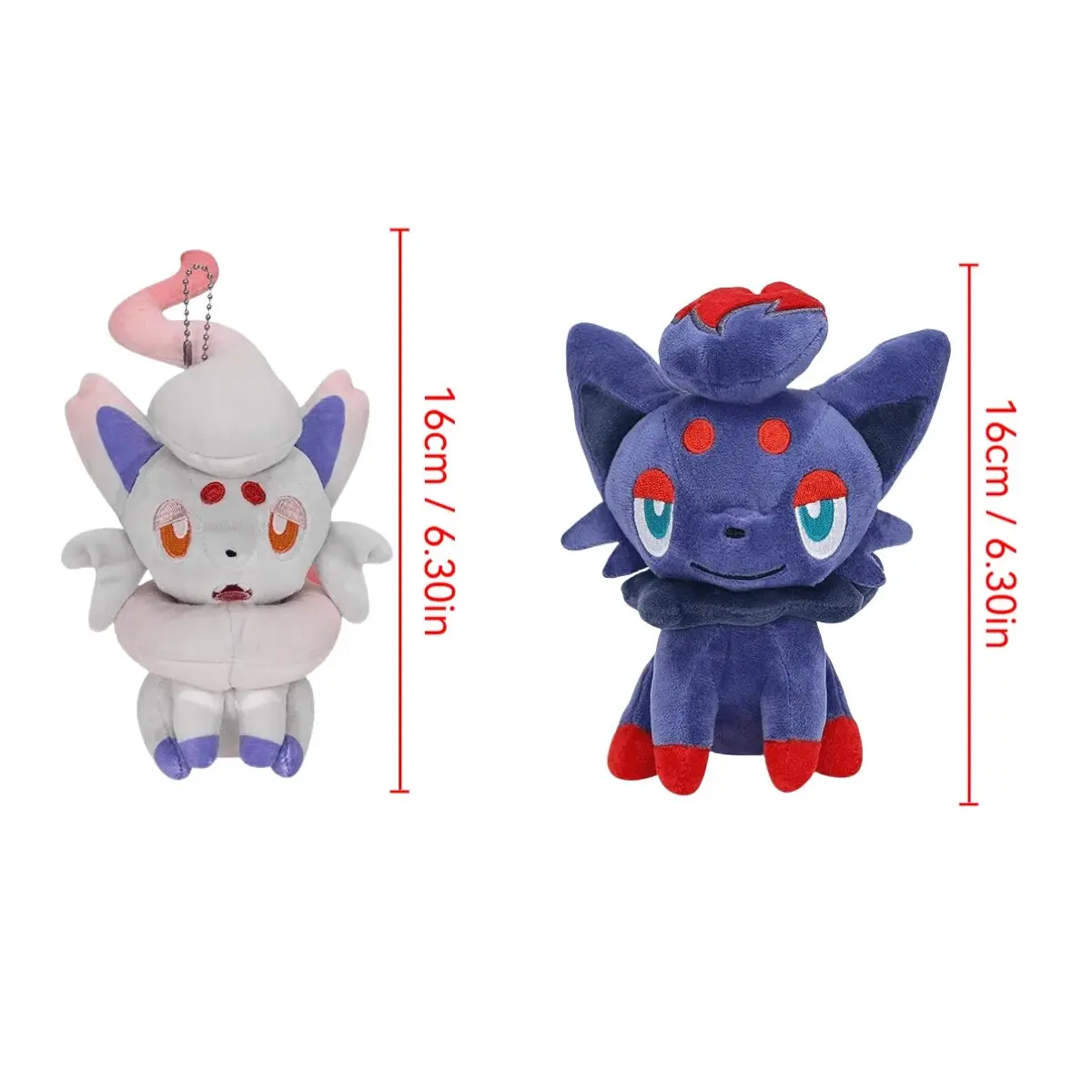 4 أنماط البوكيمون أفخم دمية لعبة زوروا Hisuian Zorua شخصية كرتونية أنيمي صورة عطلة وهدايا عيد الميلاد للأطفال