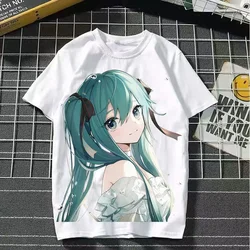 Summer miku creative student T-shirt Hatsune Miku anime peripheral two-dimensional large size short-sleeved cute couple clothes