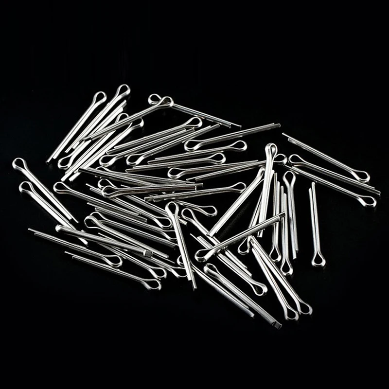 10pcs/lotFixing Stainless Steel Split Pin Cotter Lock Pin Mountain Road Bike Bicycle Disc Brake Pad