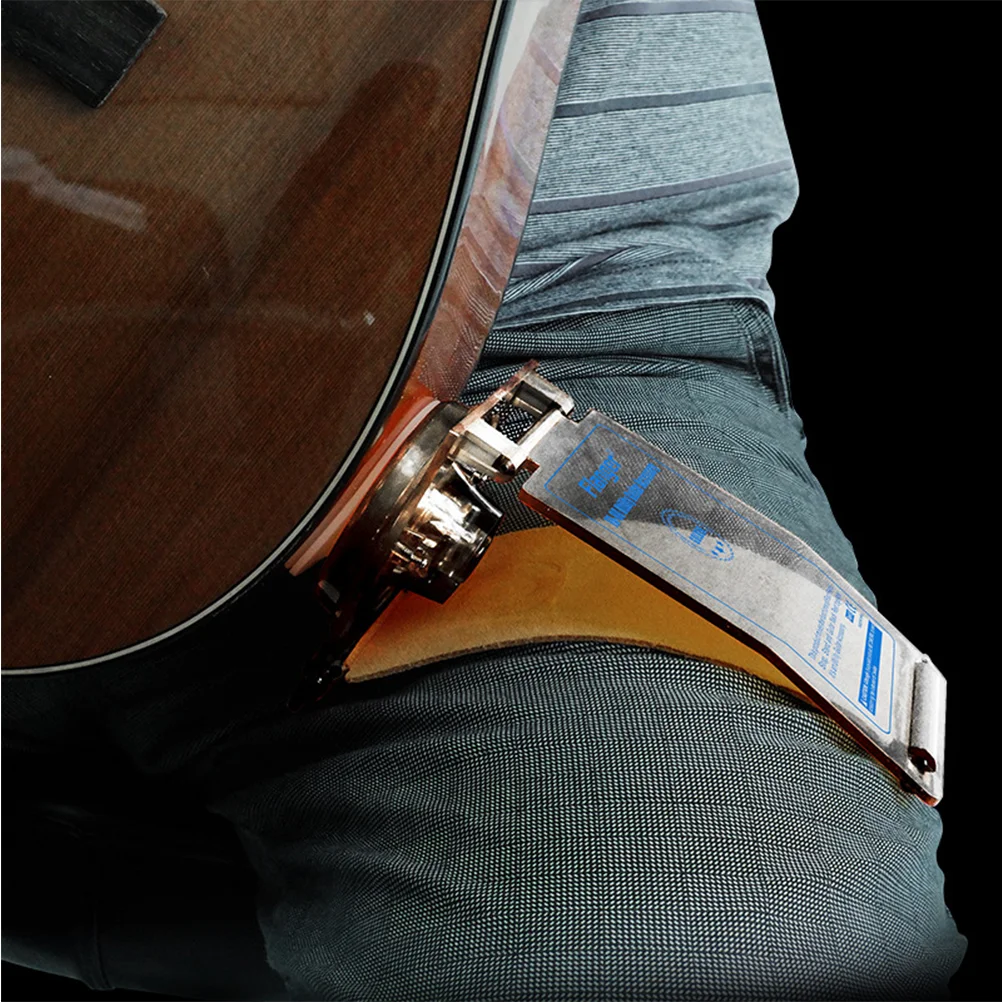 Acrylic Practical Guitar Accessory Multifunction Footstool Strap Neck Stand Rest with Suction Cup for Classical Folk Guitar