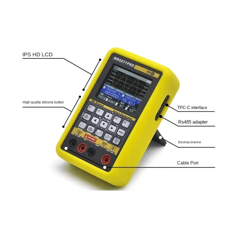 2024 English Version Lan Yi MR9271PRO Signal Generator 4-20MA Analog Hart Communicator Millivolt Modbus Debugging