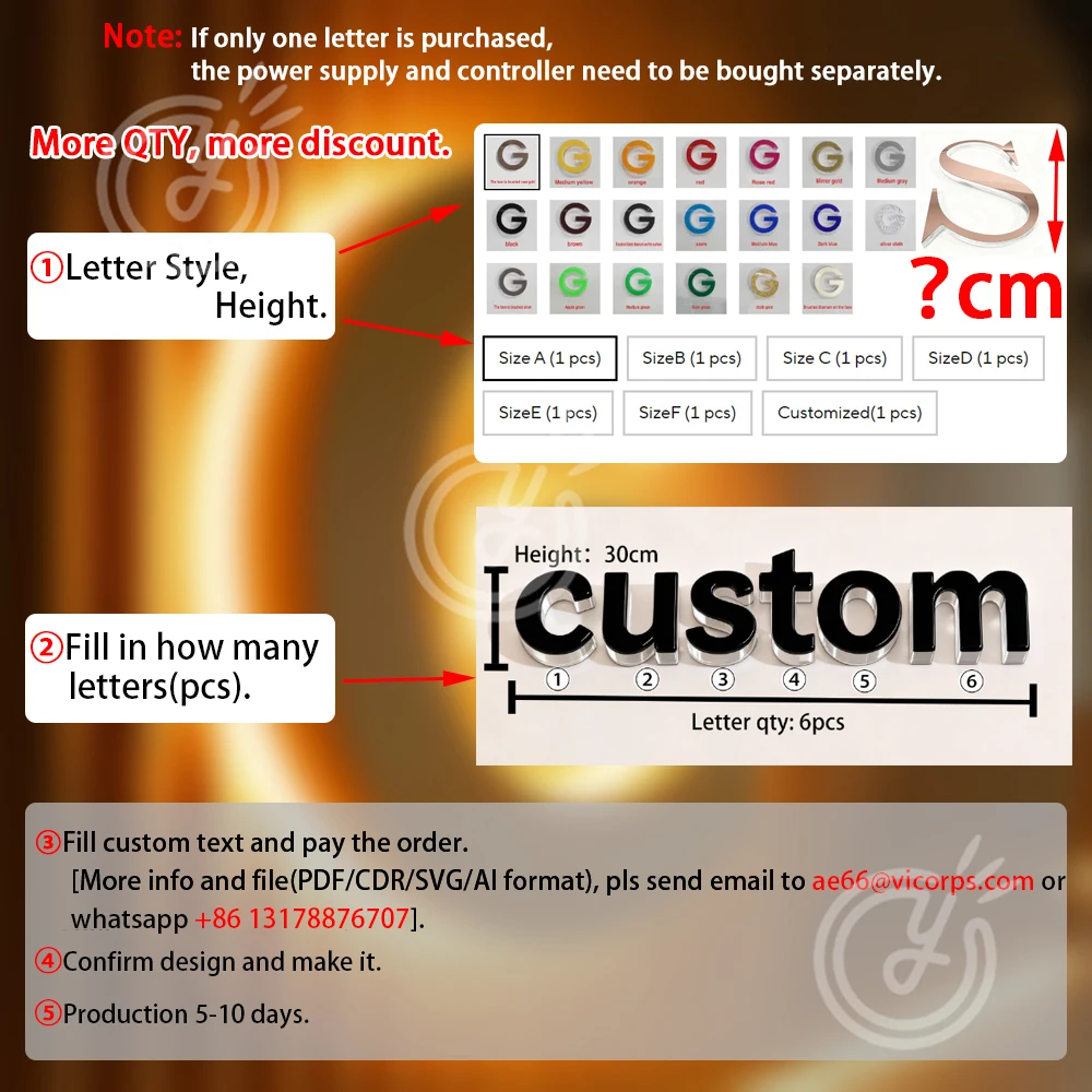 مخصص الاكريليك الأعمال لافتات شخصية الأعمال الإعلان شعار الجدار 3D رسالة مخصصة الاكريليك حقيبة محور تسجيل الرسالة