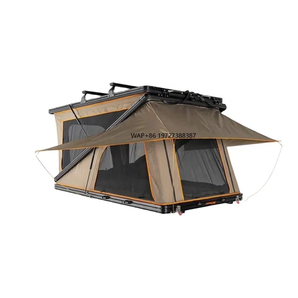 

Новинка 2025 года, всесезонные автомобильные внедорожные палатки с твердым корпусом, автоматические Z-образные палатки на крыше для кемпинга