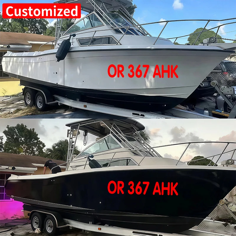 2 pz/foglio adesivi per barche personalizzati autoadesivi impermeabili per barche a vela barche a motore kayak auto decalcomanie in vinile modificate personalizzate