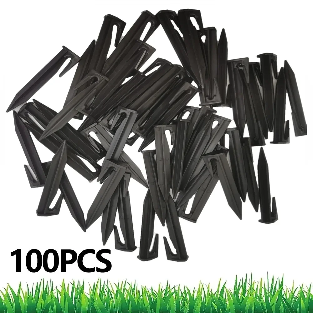 Garden Lawn Mower Peg Boundary Nail Ground Spikes Fixing Pins  Laying Boundary Cables Robotic Lawn Mower Accessories 50/100pc