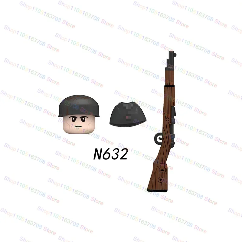 소련 군사 보병 군단 블록 모델 미니 액션 인형 장난감 헬멧 모자 액세서리 선물 N617