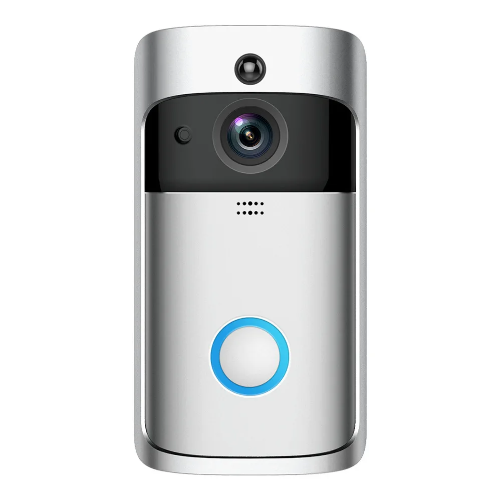 Intelligent Low-power WiFi Wireless Intelligent Visual Doorbell Voice Intercom Mobile Phone Monitoring WiFi Doorbell V5