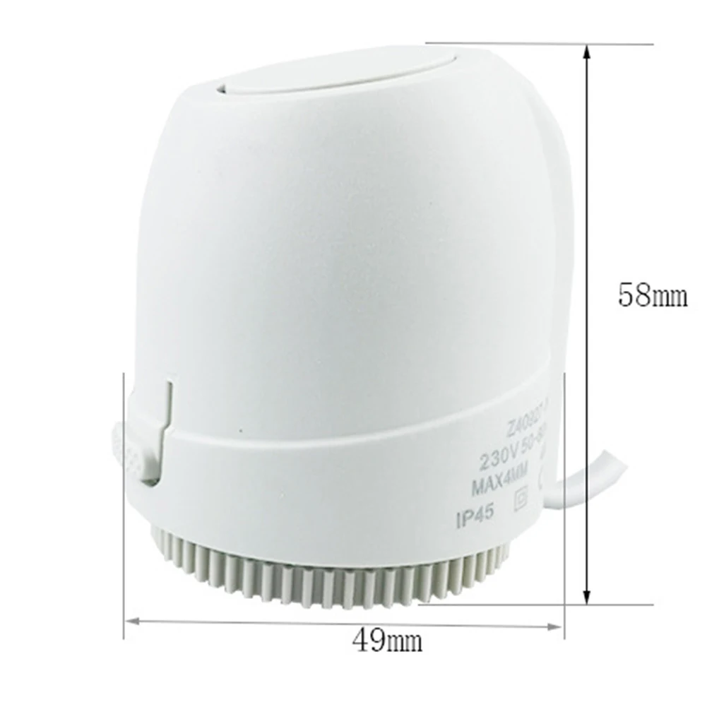 2pcs 230V Electric Heating Actuator Underfloor Heating Actuator M30x1.5 Normally Closed Water Distributor For Underfloor Heating