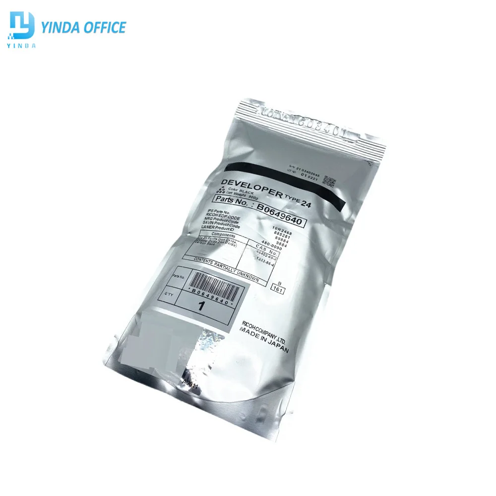 1PCS Type24 Developing Developer Powder Compatible For Ricoh Aficio 1060 1075 2051 2060 MP5500 MP6000 MP6500 Type 24 Developer