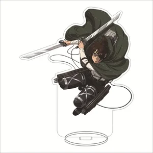 Anime-Resimleri-Akrilik-Çağrı Kabini, Levi, Mikasa, Eren, Shingeki Üzerinde Kyojin, Koleksiyon, Dekor, Masa, Hediyeler, Fan, Oyuncak bir arkadaşa En çok satılan 12, anahtarlık, mikasa-no. 4