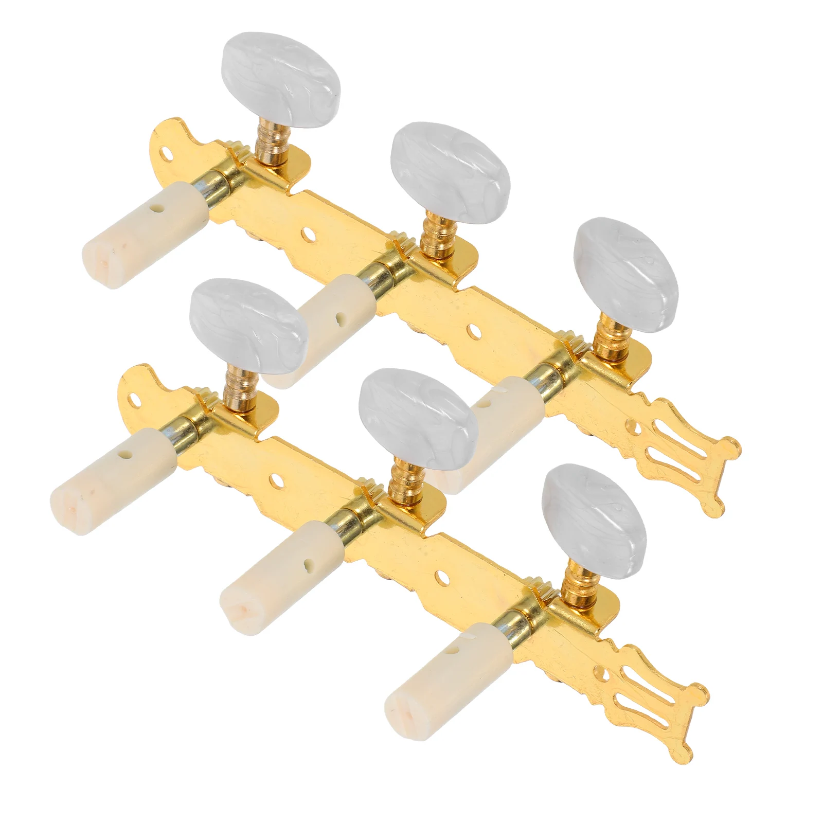 

2 Pcs Guitar Accessories Electric Bass Tuner Classical Parts Acoustic Tuning Keys Tuners Component