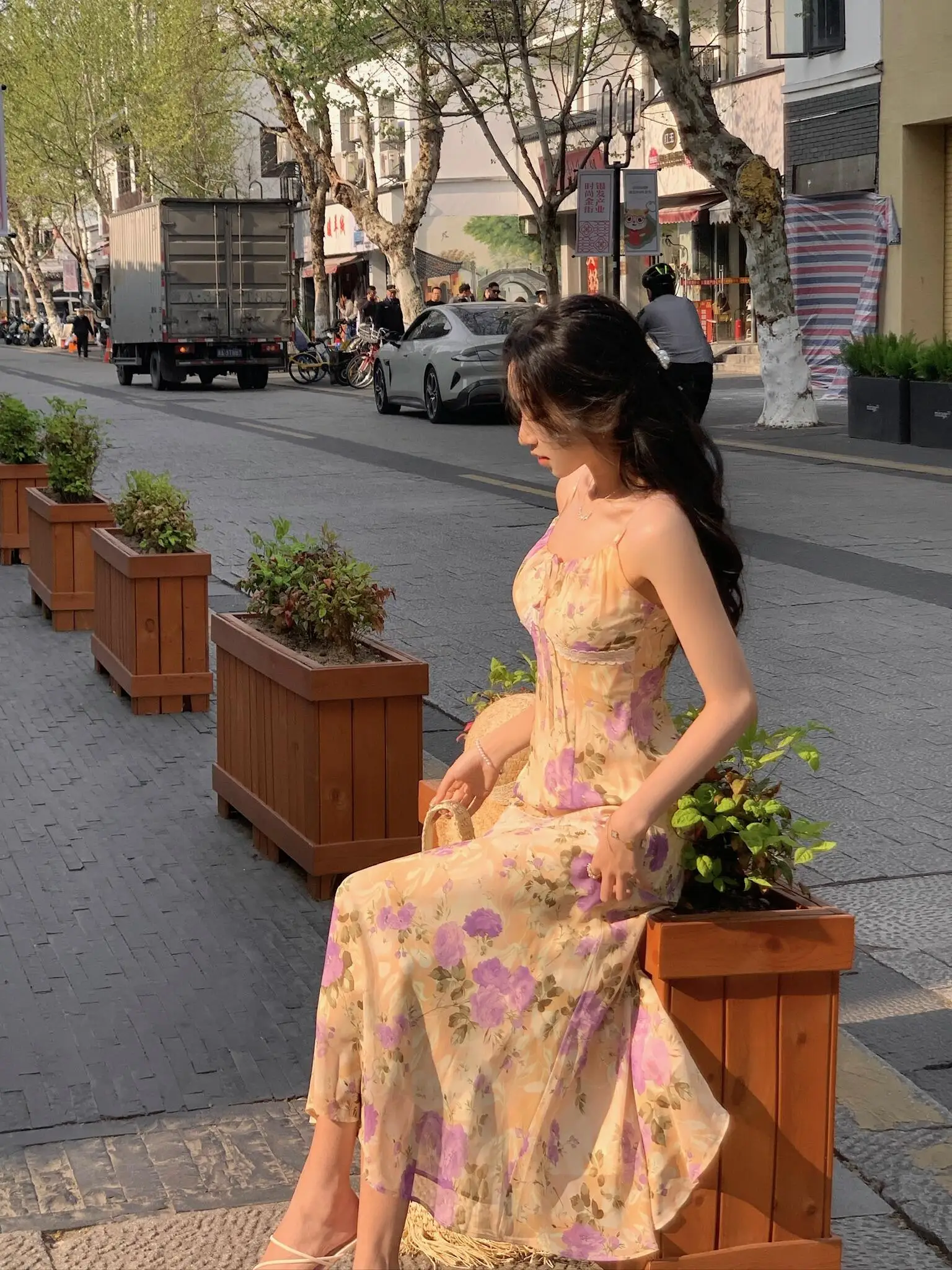 Reise Strand Sle Floral Spitze Trim ter Dr Wrap Bodycon Fi Schwanz Langen Rock Polyester Faser Hohe Taille Sommer Dr