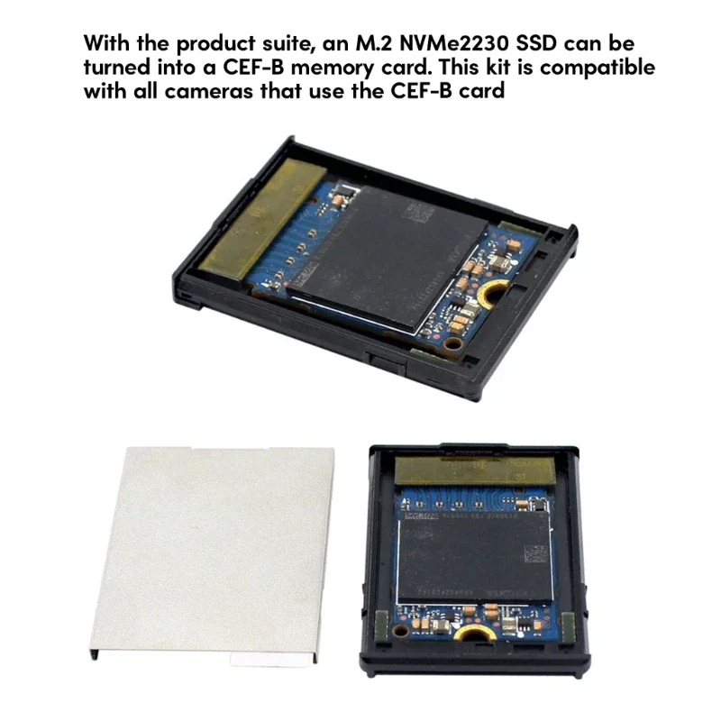 Combo M.2 NGFF B-key & mSATA SSD to Adapter Converter Case Enclosure 2 in 1 for B-key or B/M-key socket NGFF