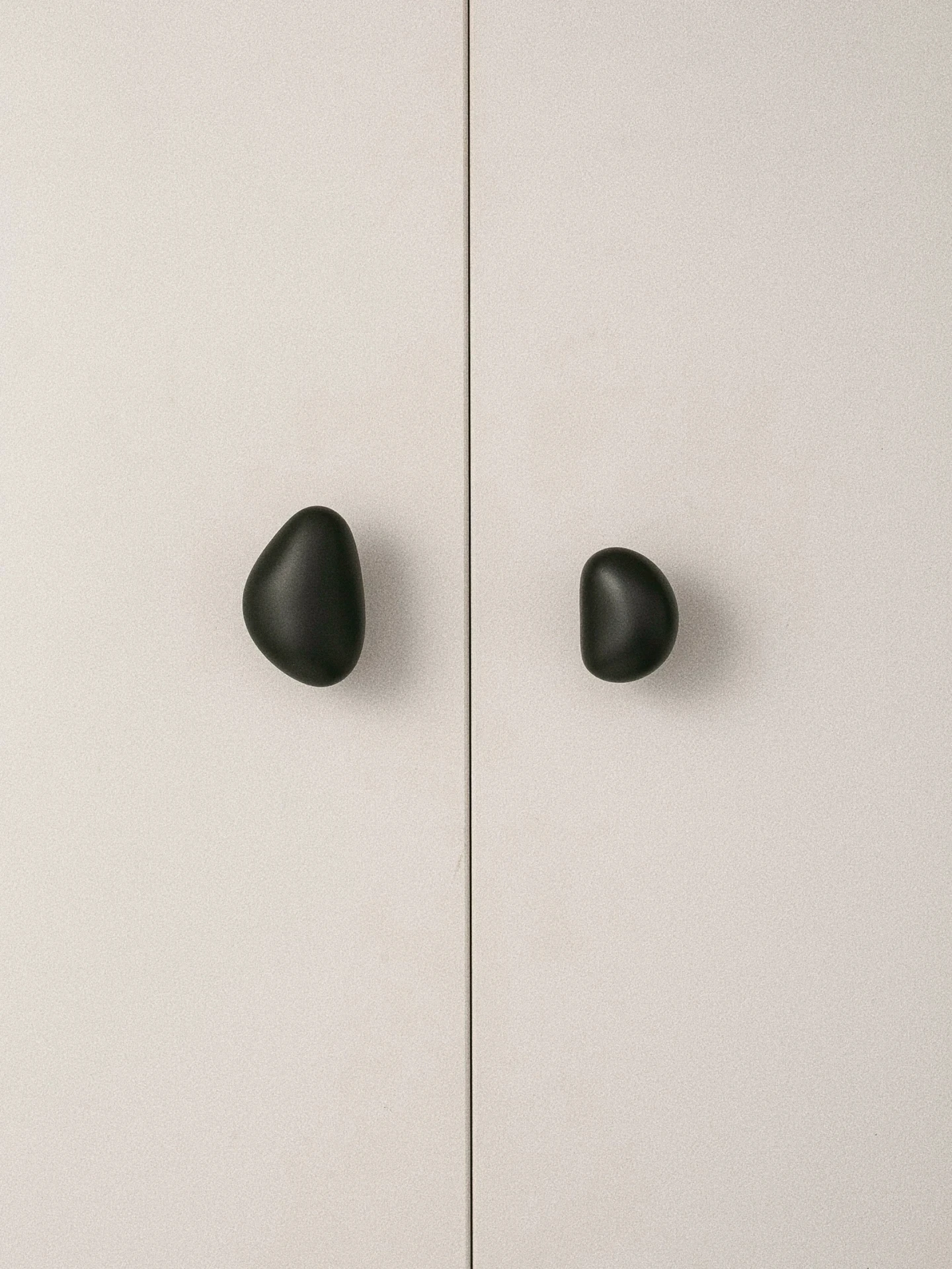 Solid Brass Bedroom Wardrobe Door Black Brass Handle Kitchen Drawer Handles Irregular Ovoid Small Handle Knobs