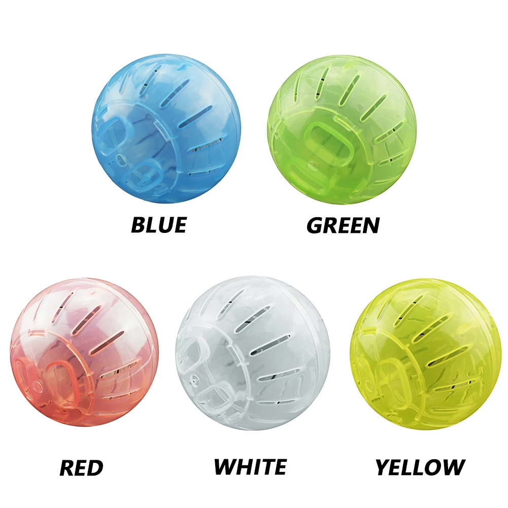 Juguete de Ejercicio para Ratones y Ratas, Pelota Transparente para Hacer Ejercicio, Juguete Portátil de Plástico para Hámsteres, Mini Pelota para Correr
