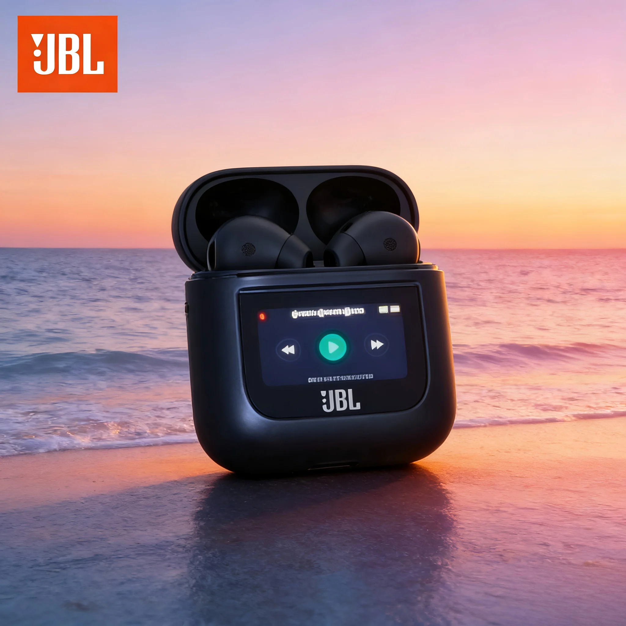 JBL Tour PRO 2 Wireless Bluetooth Earphones Sports Headphones Stereo LCD Screen Earbuds True Wireless Earphones HKversion — product photo 1 of 1