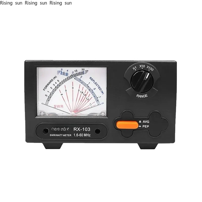2025.4 NISSEI Mini RX-103 SWR/Watt Meter 1.6-60MHz HF/V/U Band 2KW مقياس الطاقة لجهاز الاتصال اللاسلكي