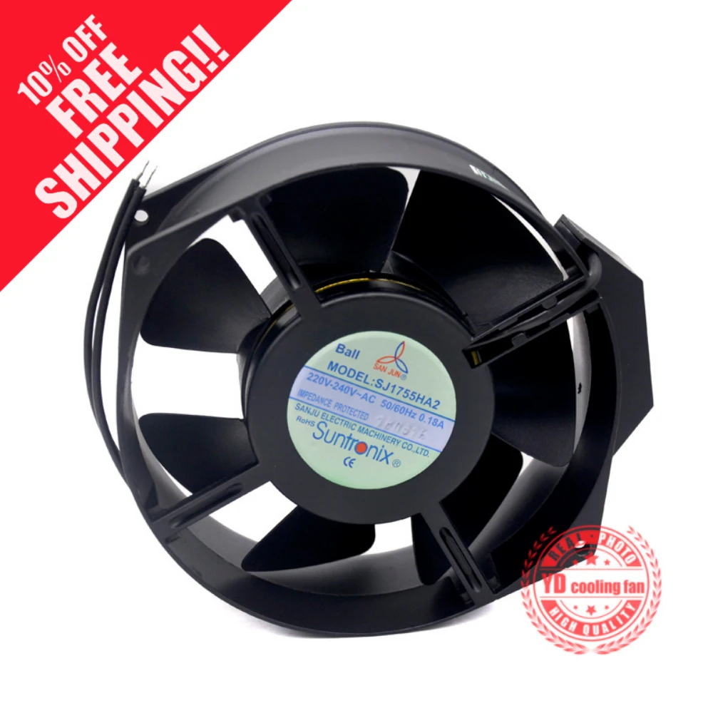 

NEW FOR san jun suntronix SJ1755HA2 HA1 AC110 220V Frequency converter cooling fan