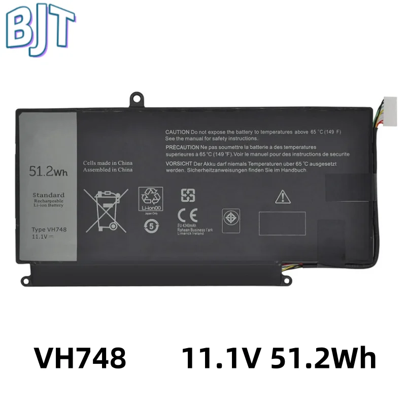 11.1V 51.2Wh New Internal Laptop Battery VH748 for Dell Inspiron 14-5439 Vostro 5460 5470 5560 V5560 V5470 Notebook Computer