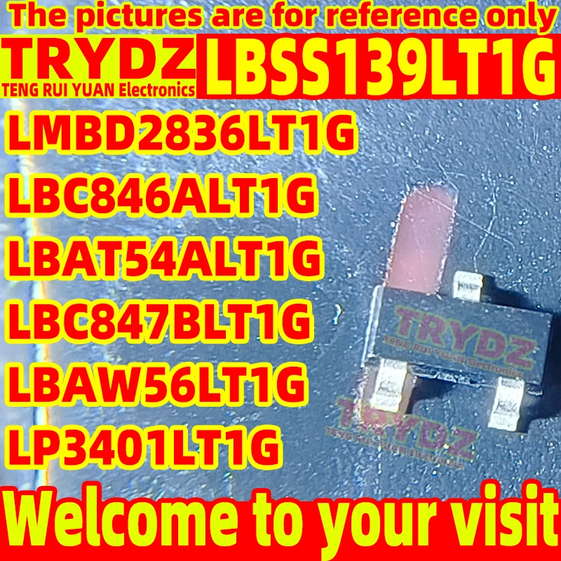 200-20pcs New LBSS139LT1G LBC846ALT1G LBAT54ALT1G LP3401LT1G LMBD2836LT1G LBAW56LT1G LBC847BLT1G SOT-23