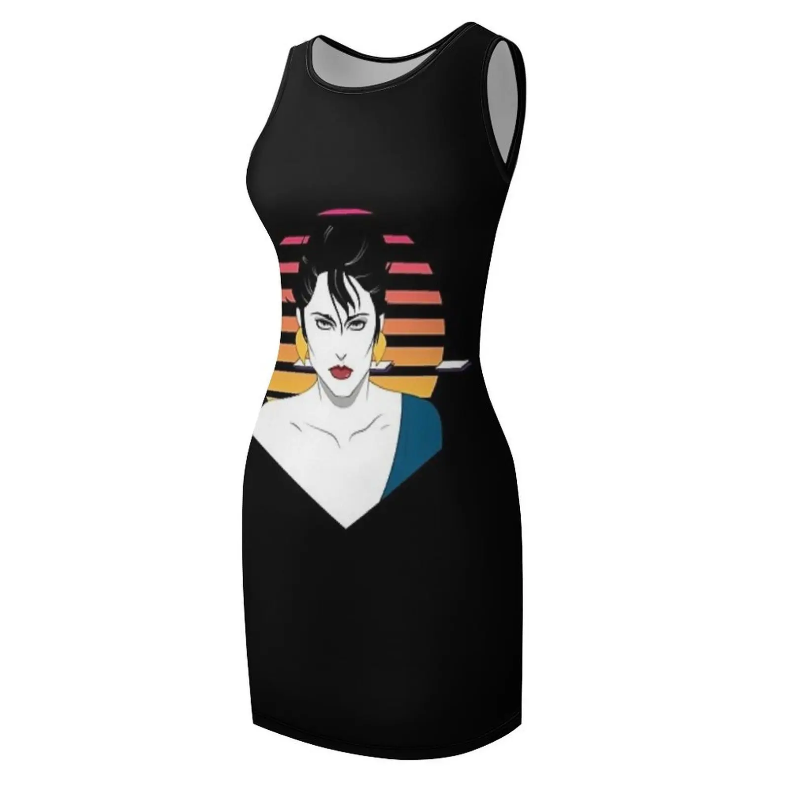 Vintage Retro Duran Duran Successful Band Geschenke Beste Männer ärmelloses Sommerkleid Luxus Damen Partykleid Abend Abschlussball