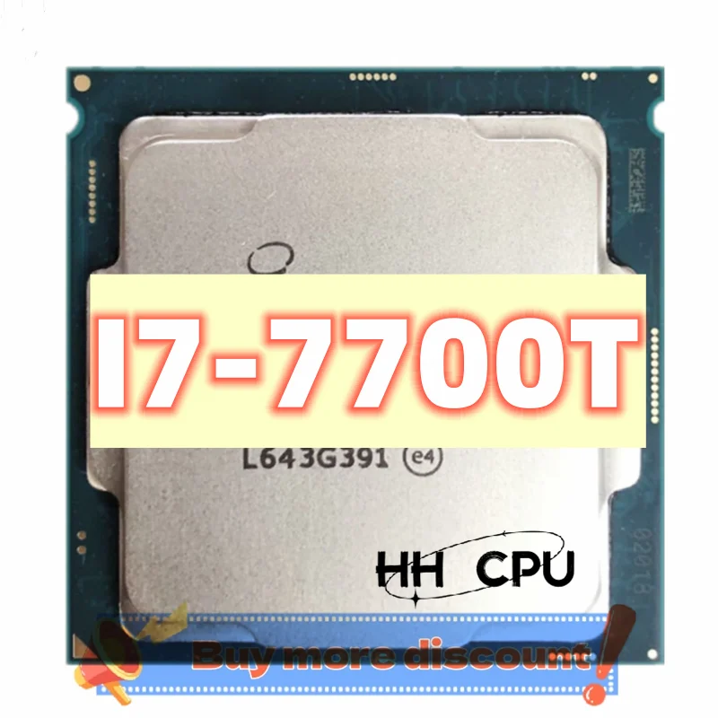 

Процессор i7 7700t i7-7700T 2,9 ГГц четырехъядерный LGA 1151 процессор