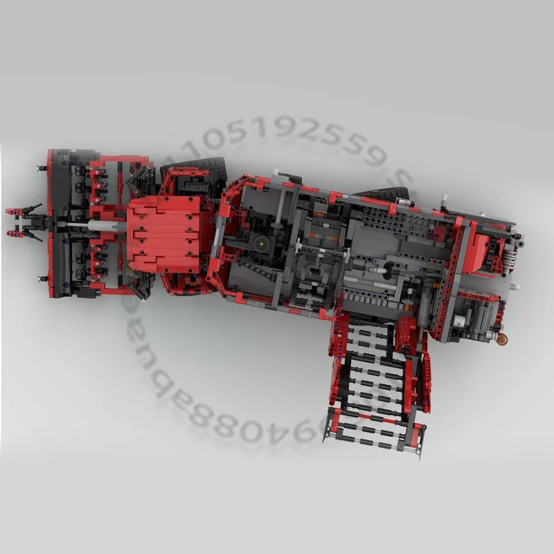 3747 أجزاء MOC تخصيص 42082 T4-30 السكر البنجر حصادة نموذج اللبنات الطوب الجمعية لتقوم بها بنفسك اللعب هدايا عيد الميلاد #4
