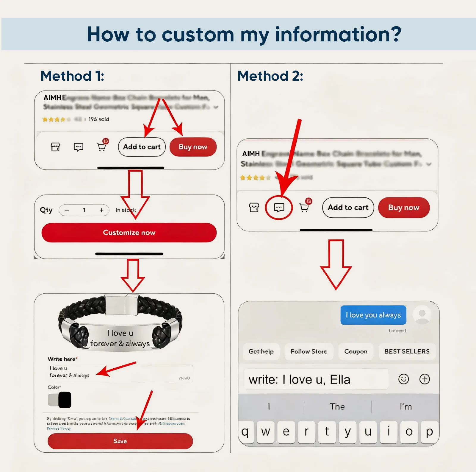 1/3PCS Exquisite Women's Bracelet, Customizable Engraving Available Beautiful Exquisite Stackable Jewelry For Personalized Outfi