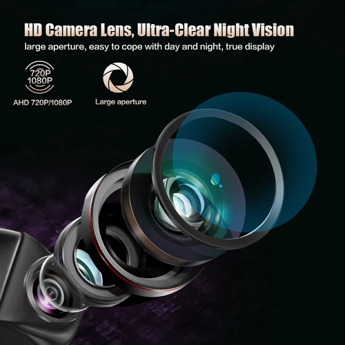 Imagen 2 del producto AHD 1080P 170 ° Cámara de visión trasera para Audi A3 A4 A6L Q3 Q5 Q7 VW Passat Touareg Tiguan Sagitar vehículo visión nocturna marcha atrás