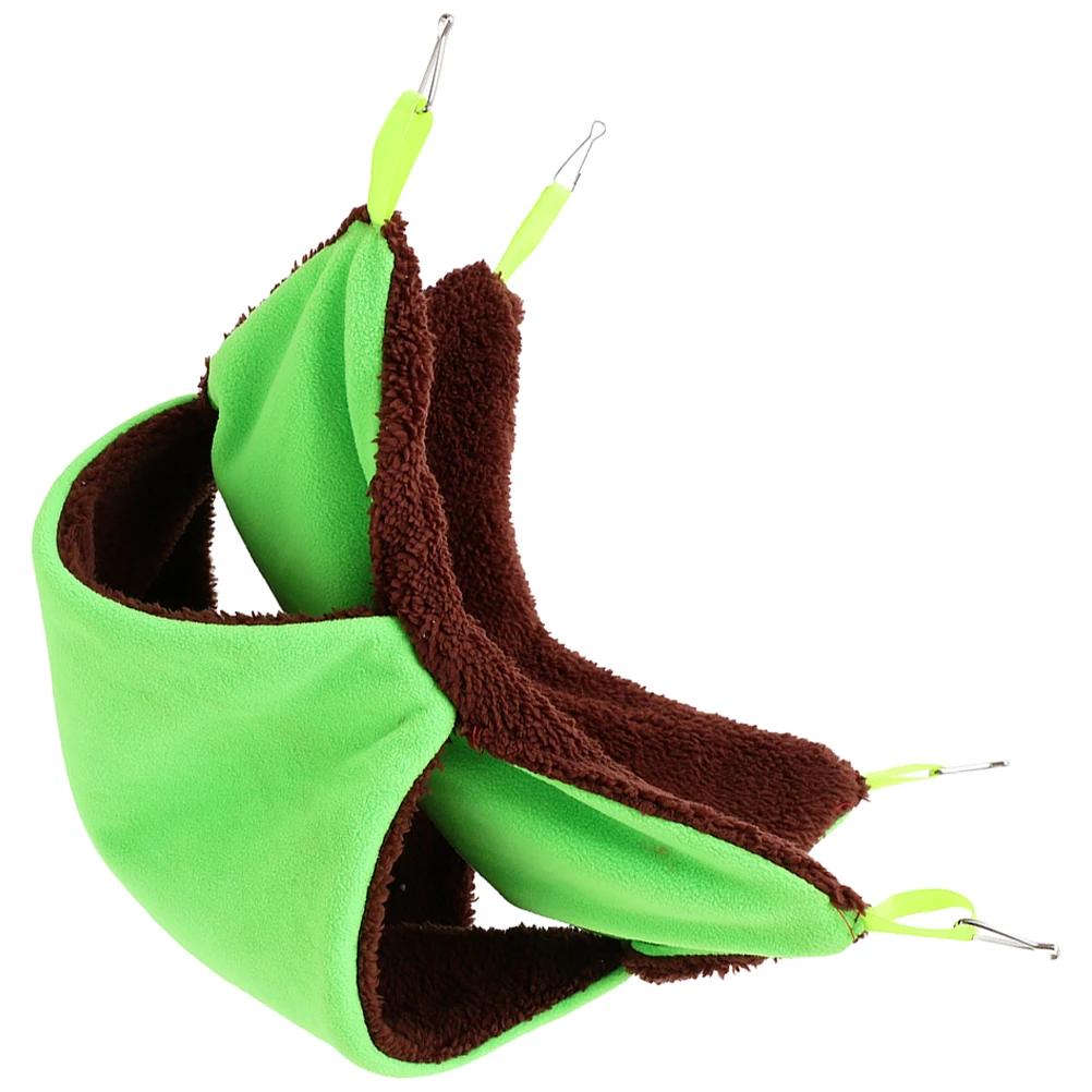

Cotton Warm Hideout Hammock for Hamster Sleeping Comfortable Breathable Pet Nest Hanging Cage Bed Suitable Squirrel Guinea Pig