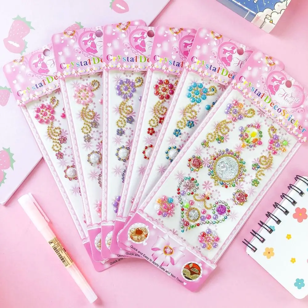 Decoration Stickers 3D Gem Stickers DIY Mobile Phone Self Adhesive DIY Acrylic Gem Sticker Scrapbooking