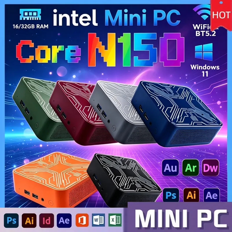 portable-mini-pc-2026-new-intel-core-n150-16gb-ddr4-1tb-2tb-ssd-4k-wifi6-silent-cooling-office-home-desktop-computer-versatile