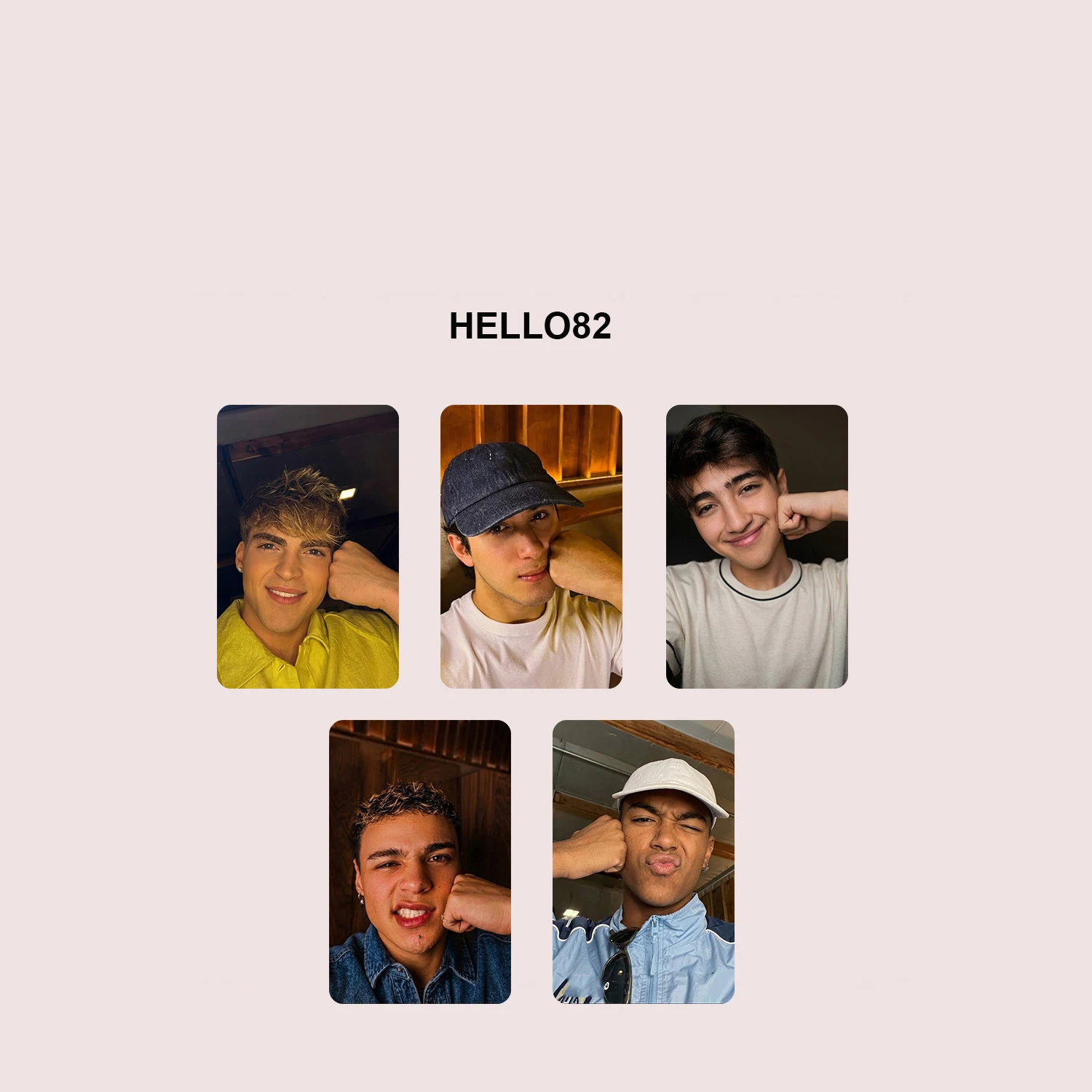New Arrival Santos Bravos Personality Member Selfie Photocard List 5/30Pcs/Set Kauê Gabi Drew Alejandro Glossy Card Fans Gifts