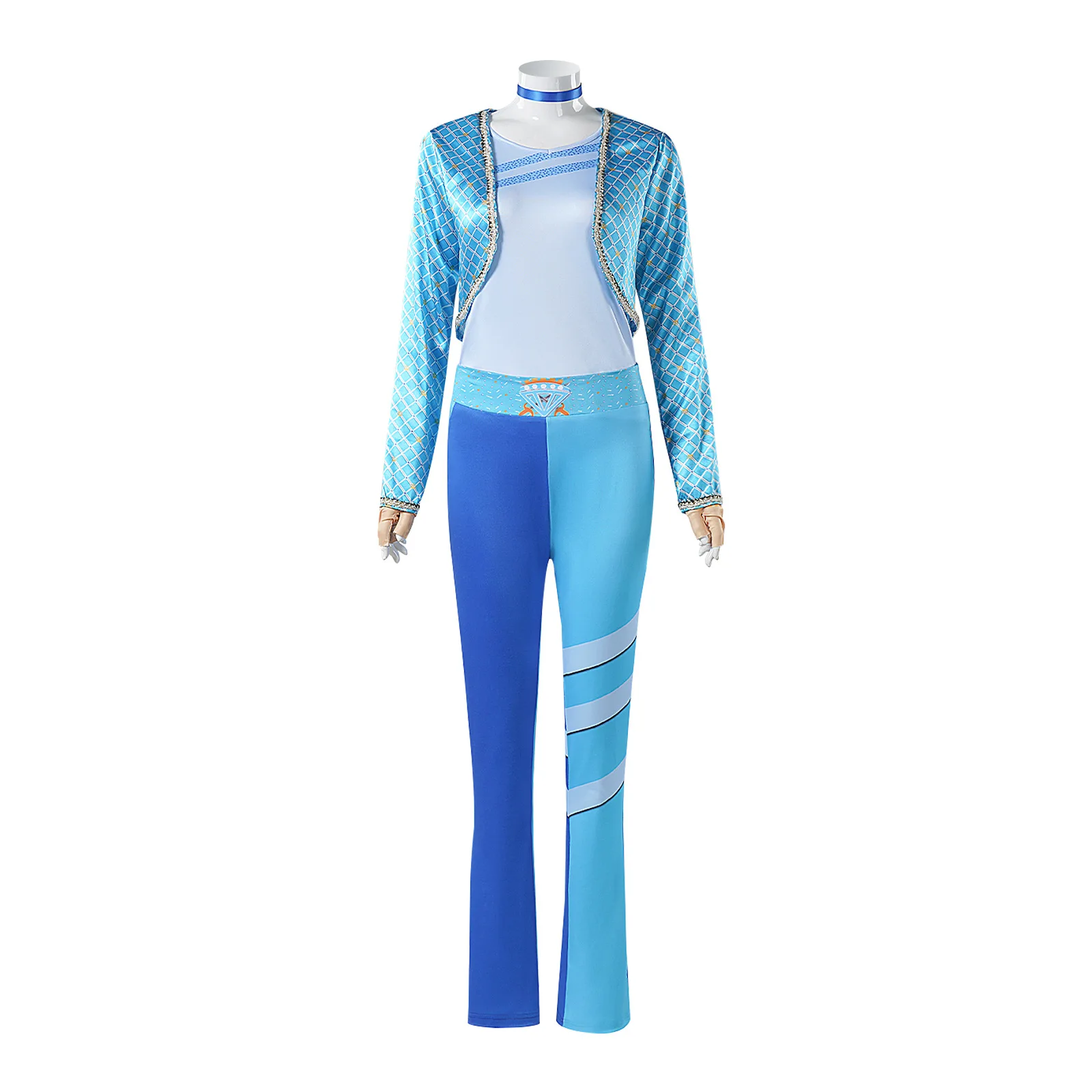 

Starlight Successor: Princess Rebel Alliance Cosplay Costume Ursula II Uma Blue Princess Suit