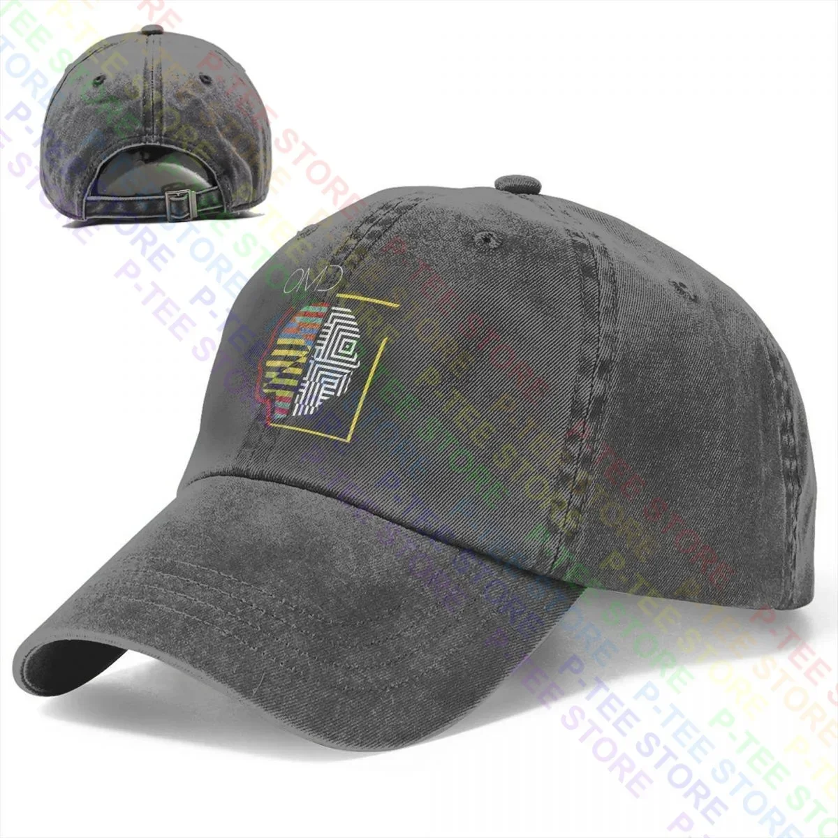 Trend Omd Orchestral Manoeuvres In The Dark Music Washed Denim Baseball Cap Trucker Hats Design Headwear