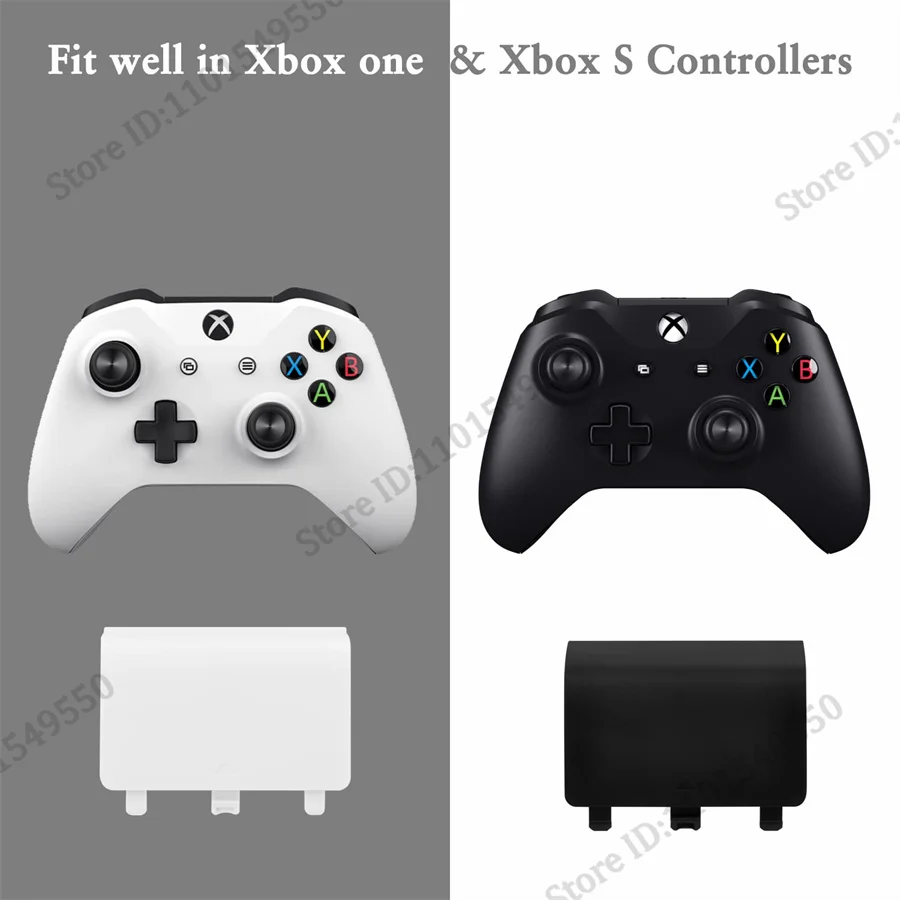 100PCS für Xbox One Serie X S Wireless Controller Kunststoff Batterie Shell Deckel Zurück Fall Ersatz Gehäuse Tür Abdeckung – Detail 4