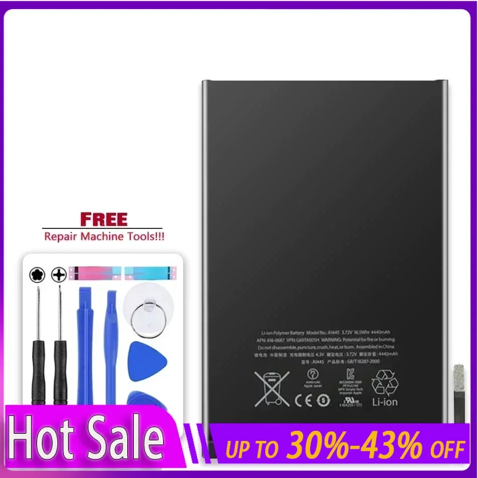 

Аккумулятор 4440 мАч для iPad mini 1 mini1 iPadmini1 A1432 A1445 A1454 A1455