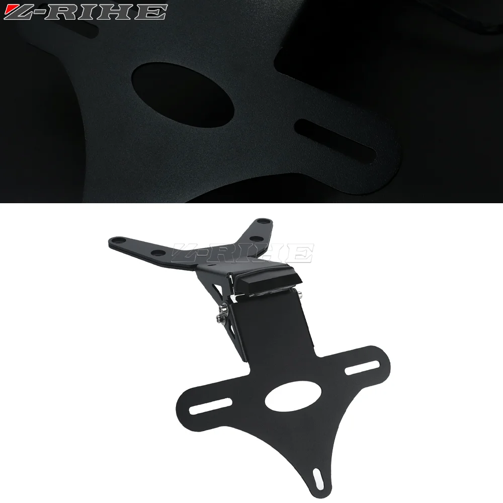 

Motorcycle Adjustable License Plate Holder Bracket Rear Tail Tidy Fender Eliminator Kit For Yamaha Tmax T-MAX 560 2022 2023 2024