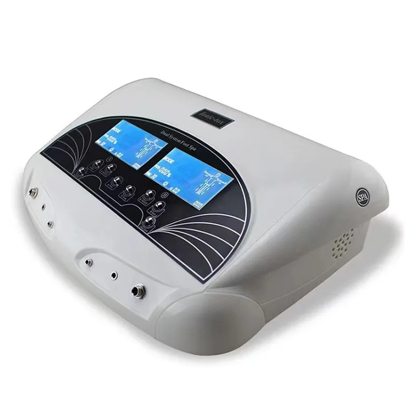 

NEW Chinese Dual Ionic Spa Detox Foot Bath/Ion Foot Detox Machine Double Belt Foot Bath Foot Massager Machine