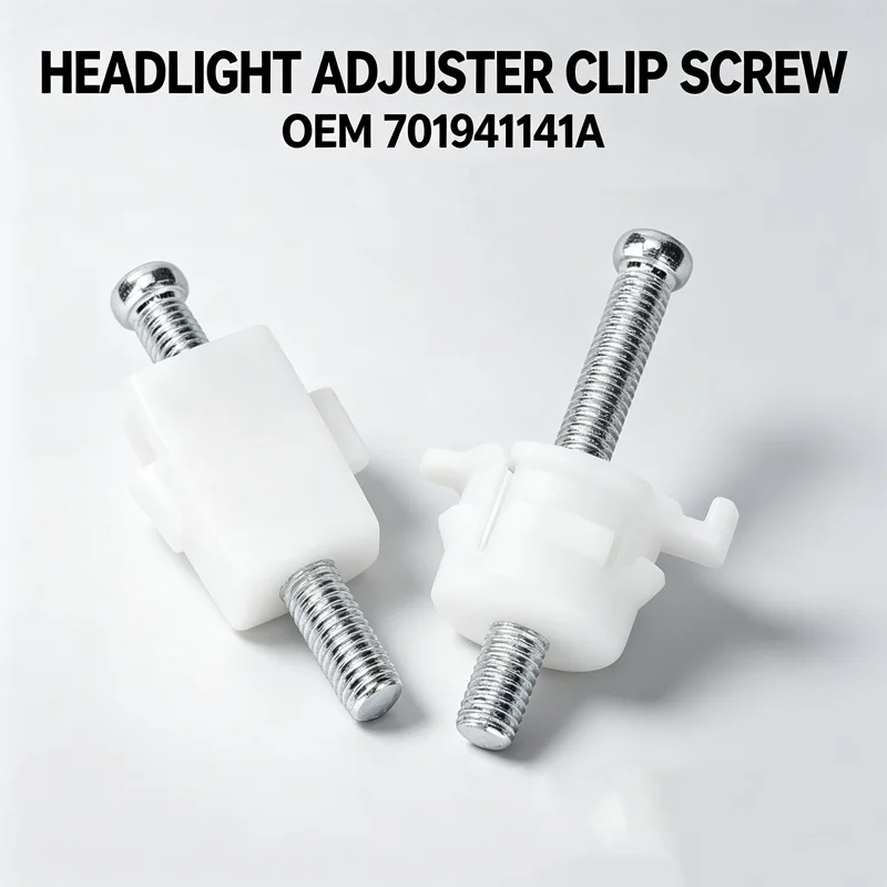 2Pcs 701941141A Car Front Headlight Adjusting Headlamp Clip Screw For VW Transporter Caravelle Eurovan For Bus T4 1990-2003