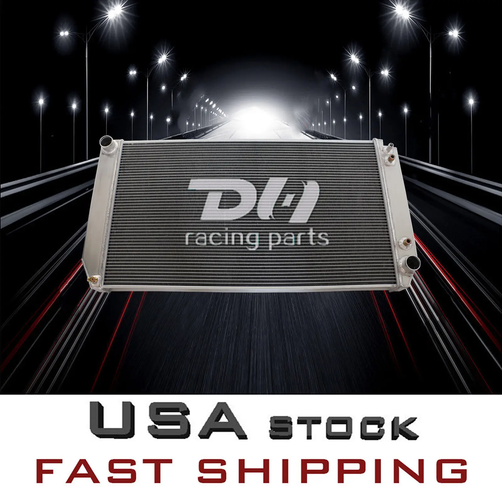 

3Row Aluminum Radiator For 1994-2000 Chevrolet C2500-Series V8 6.5L Turbo Diesel