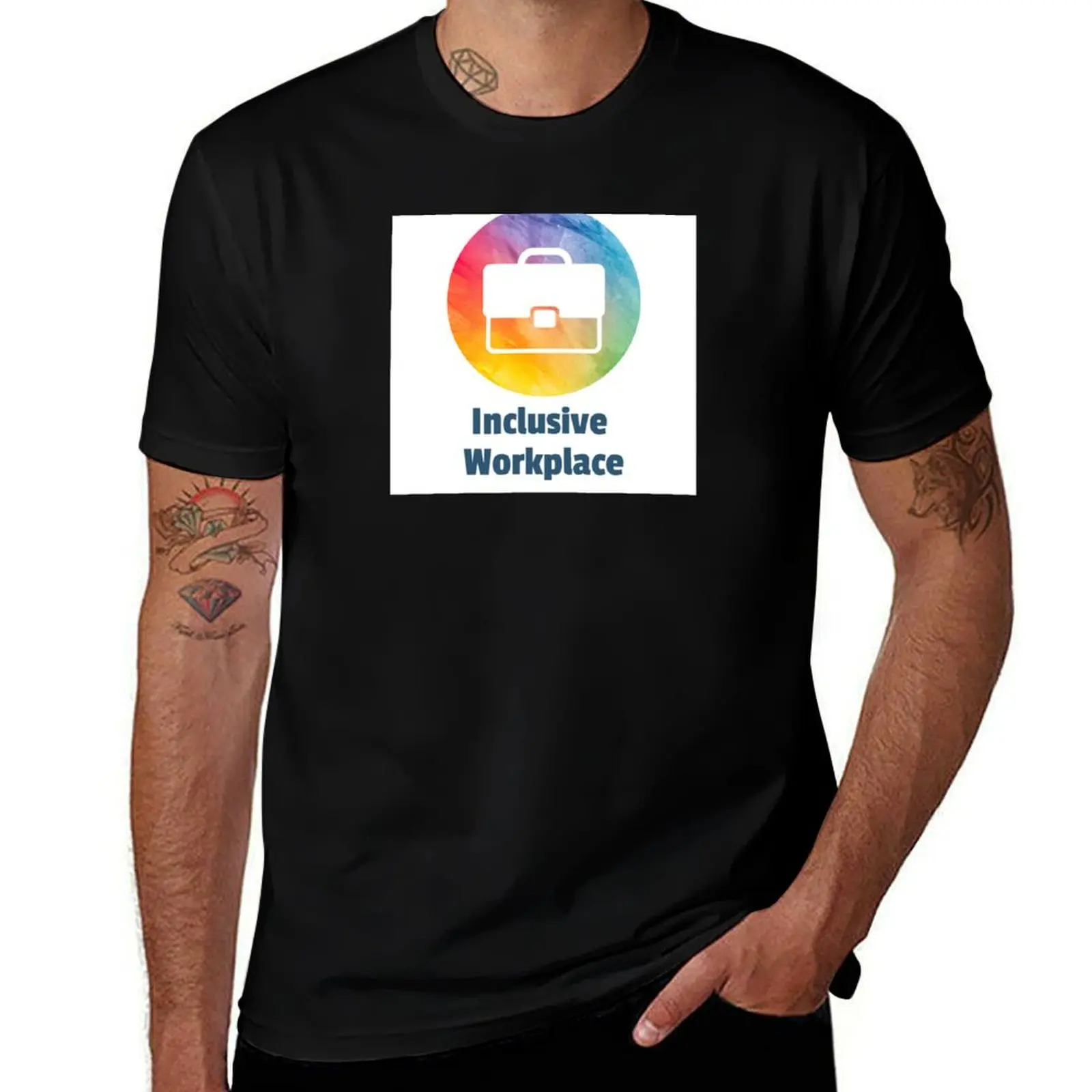 Inclusive Workplace Icon T-Shirt Lightweight Print T-Shirt